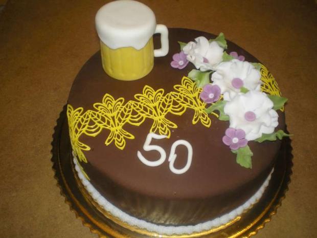 50 s pivom, torta, Narodeninové torty 50 s pivom, torta, Narodeninové torty, terrka80, 1