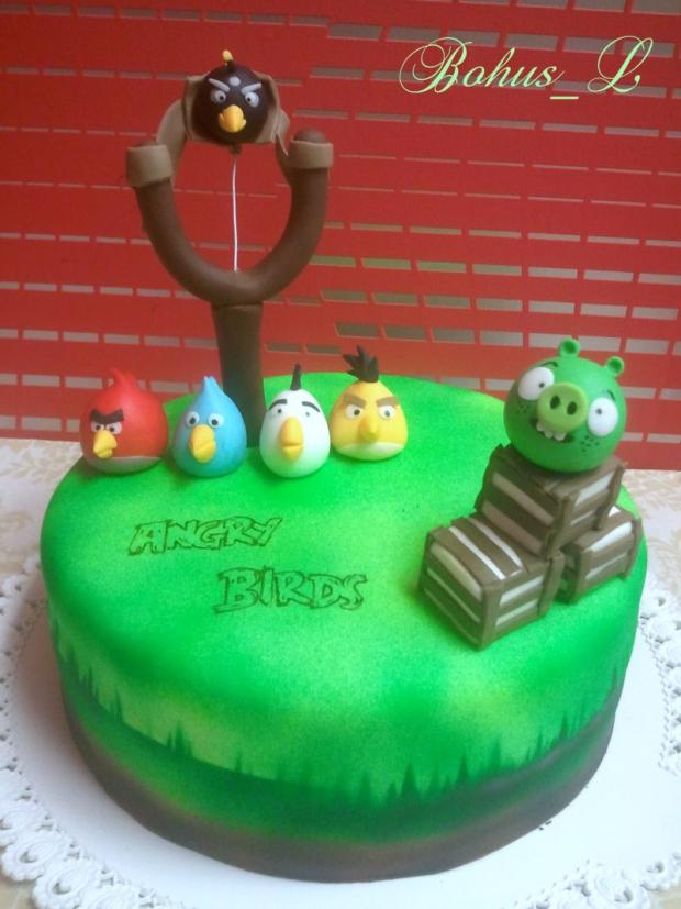 Angry Birds, torta, Rozprávkové torty Angry Birds, torta, Rozprávkové torty, Bohus_L, 1