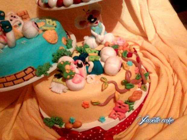 Diddl a Didllinka detail 1, torta, Rozprávkové torty, janette0207, 1