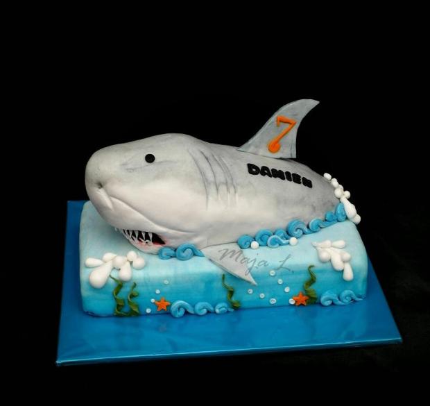 žralok, torta, Torty so zvieratkami žralok, torta, Torty so zvieratkami, mayaL30, 1