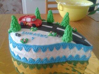 auticko Mcqueen, torta, Torty autíčka, vláčiky auticko Mcqueen, torta, Torty autíčka, vláčiky, evica27, 1