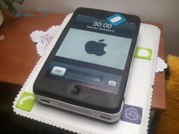 I Phone, torta, Narodeninové torty I Phone, torta, Narodeninové torty, Bohus_L, 1