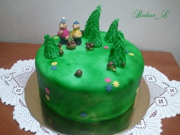 Pat a Mat na hubách, torta, Rozprávkové torty, Bohus_L, 1