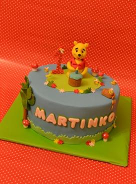 Pooh na zelanie, torta, Rozprávkové torty, steva27, 1