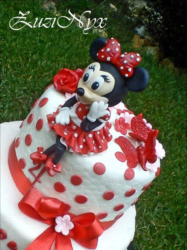 Minnie, torta, Rozprávkové torty, ZuziNyx, 1