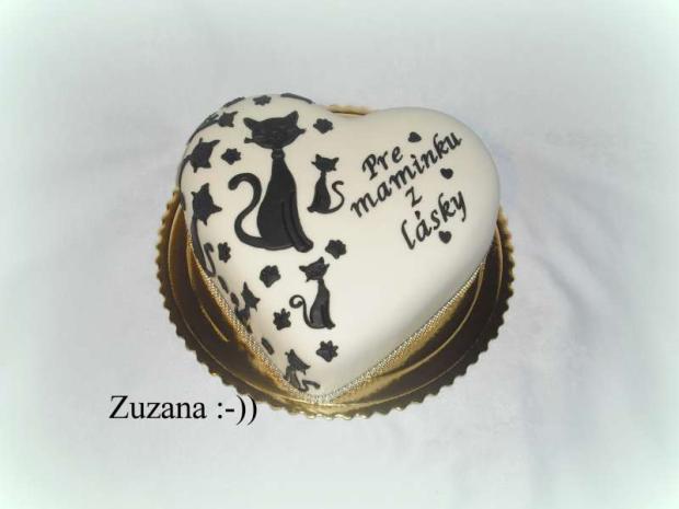 mačičková pre maminku, torta, Narodeninové torty, bobka Zuzana, 1