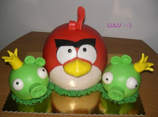 Angry birds, torta, Rozprávkové torty, tomova, 1