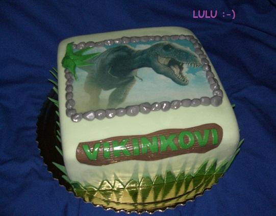 t rex, torta, Torty so zvieratkami, tomova, 1