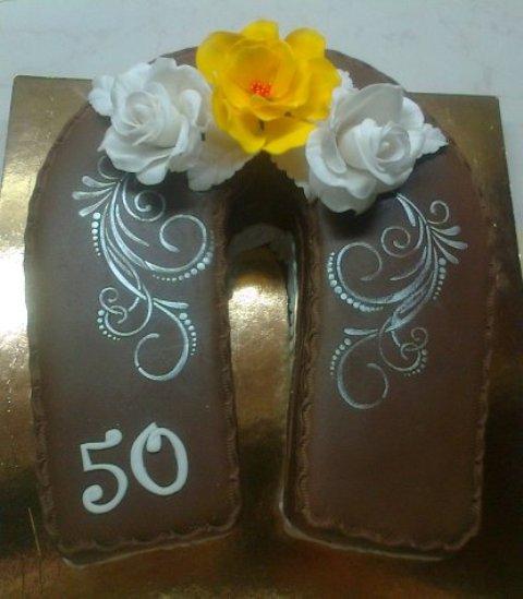 Podkova na 50-ku, torta, Narodeninové torty Podkova na 50-ku, torta, Narodeninové torty, elma12, 1