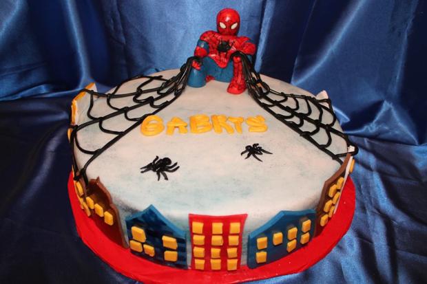 Spiderman, torta, Ostané torty pre deti, SweetSugarPlum, 1