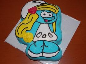 smoulinka, torta, Rozprávkové torty smoulinka, torta, Rozprávkové torty, dagaz, 1