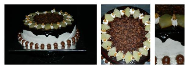 ananáasové variacie, torta, Čokoládové torty, livushka, 1