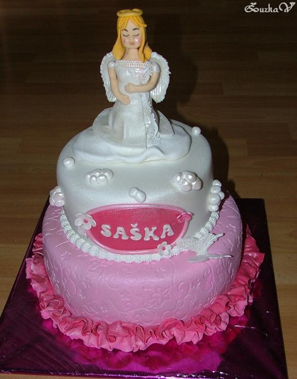 S anjelom pre Sašku, torta, Ostané torty pre deti S anjelom pre Sašku, torta, Ostané torty pre deti, ZuzkaV, 1
