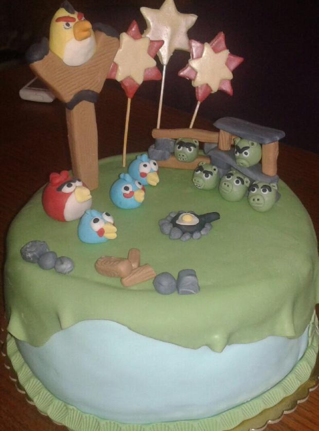 Angry birds, torta, Rozprávkové torty Angry birds, torta, Rozprávkové torty, AerinSun, 1