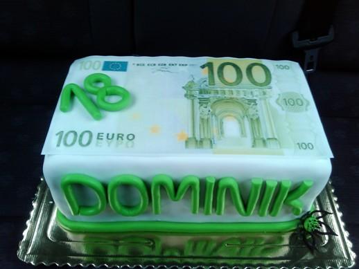 100 €, torta, Narodeninové torty, jarmila75, 1