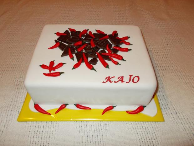 Torta pre milovníka chilli čokoládky , torta, Narodeninové torty Torta pre milovníka chilli čokoládky , torta, Narodeninové torty, ZuzkaM, 1