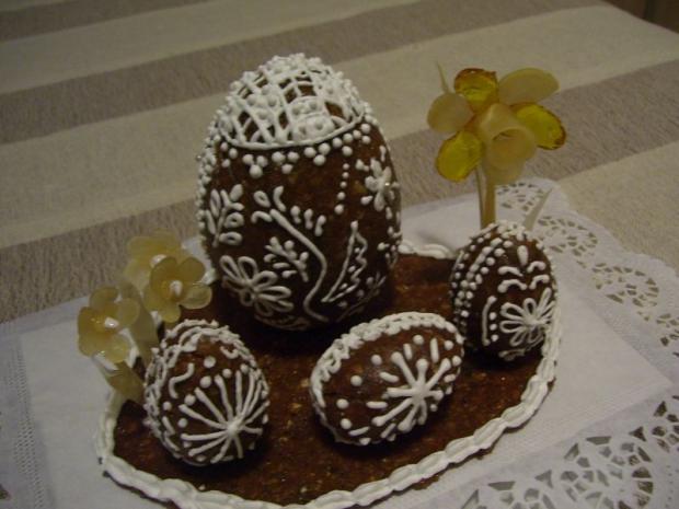 Veľkonočná kompozícia- pálený cukor, karamel 2, torta, Veľkonočné torty, Danval, 1