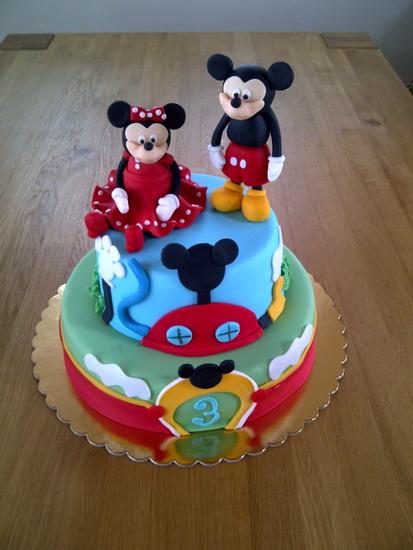 Mickey a Minnie torta, torta, Rozprávkové torty, dvojicka, 1