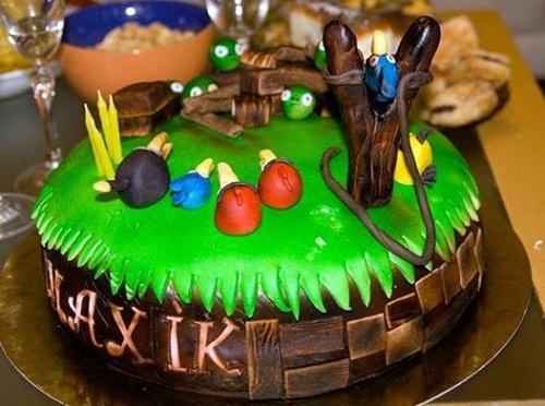 angry birds, torta, Narodeninové torty, lucka.plk, 1