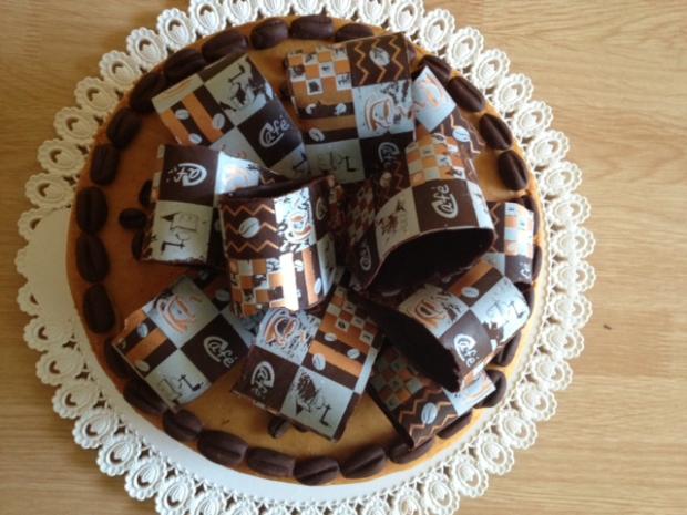coffe - detail mašle, torta, Narodeninové torty, Nani40, 1