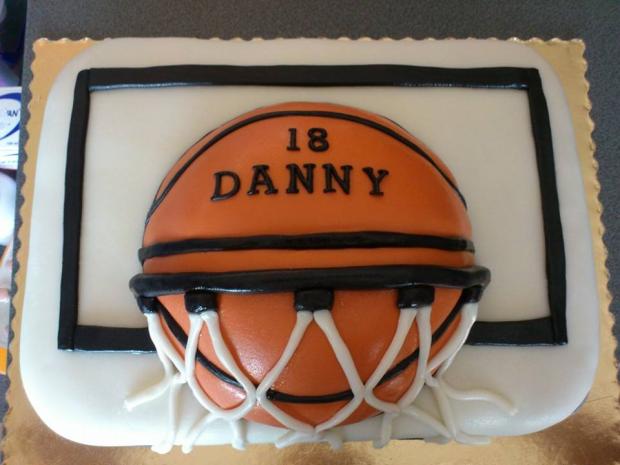 Basketbalová torta, torta, Narodeninové torty, eevee, 1