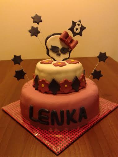 Narodeninová - Monster High, torta, Torty pre dievčatá, Katka_BA, 1