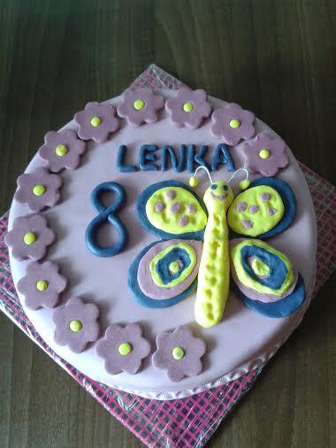 Narodeninová - Motýlik, torta, Torty pre dievčatá, Katka_BA, 1