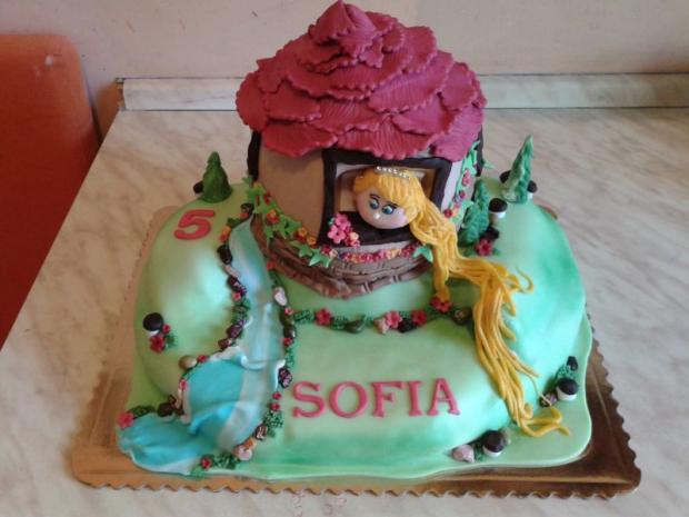 Princezná na vlásku, torta, Torty pre dievčatá Princezná na vlásku, torta, Torty pre dievčatá, alioska, 1