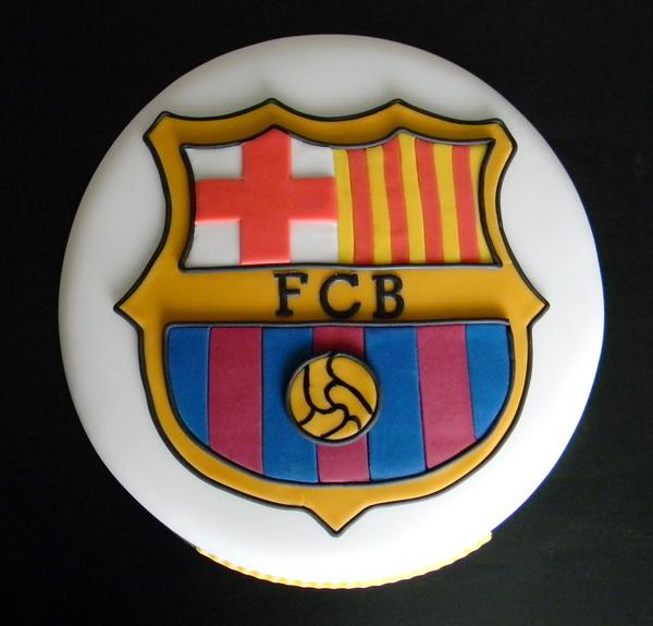 Logo F C Barcelona, torta, Ozdoby na torty, zabinka, 1