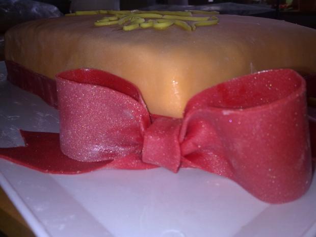 Mašlička detail, torta, Ozdoby na torty, Drozdica, 1