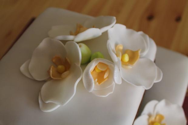 Detail orchidea, torta, Ozdoby na torty, Drozdica, 1