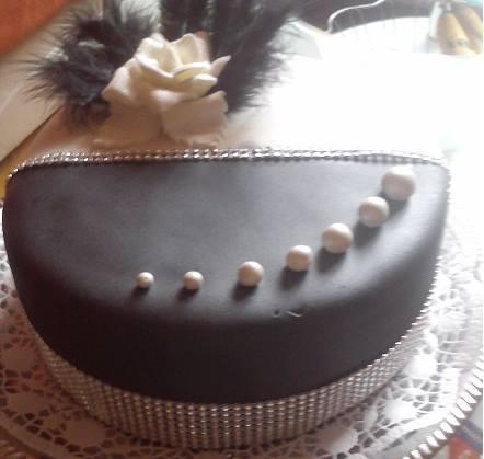 Čierno-biela, torta, Narodeninové torty, cukro-ocko, 1