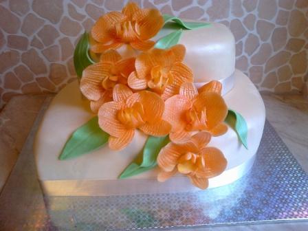 K narodeninám s orchideami, torta, Narodeninové torty, nikita.n, 1