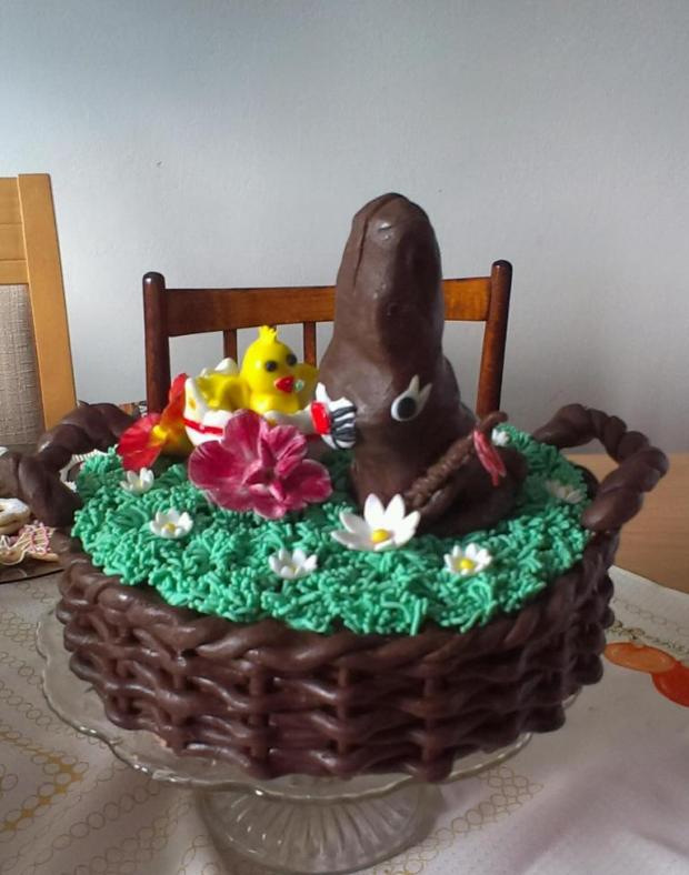 Veľkonočný košík, torta, Veľkonočné torty, KatkaPes, 1