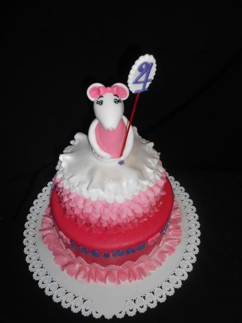Angelina balerina 5,5kg, torta, Rozprávkové torty, MonikaPo, 1