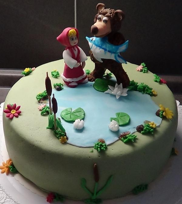 Máša a medveď2, torta, Torty so zvieratkami Máša a medveď2, torta, Torty so zvieratkami, Tereza474, 1