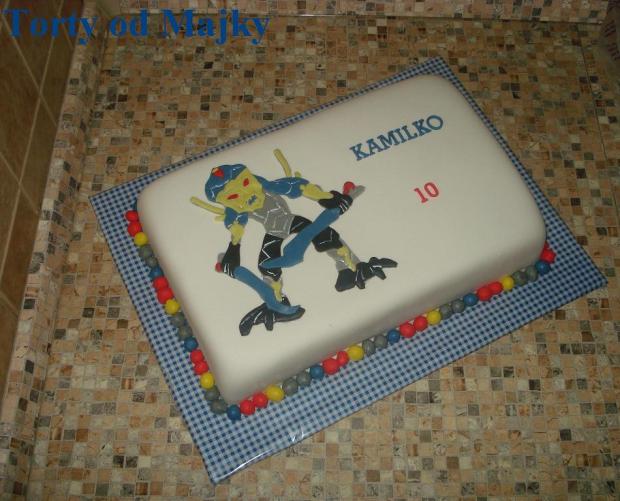 Lego HERO FACTORY, torta, Rozprávkové torty, drobecek, 1