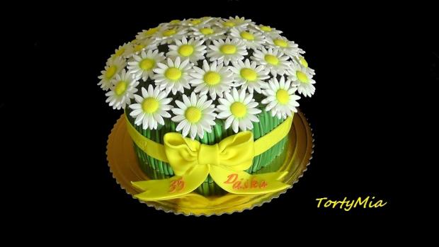 Kytica margarétok, torta, Narodeninové torty Kytica margarétok, torta, Narodeninové torty, TortyMia, 1