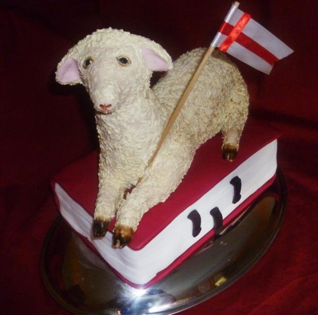 Obetný baránok, torta, Torty na cirkevné sviatky Obetný baránok, torta, Torty na cirkevné sviatky, Anca.B, 1