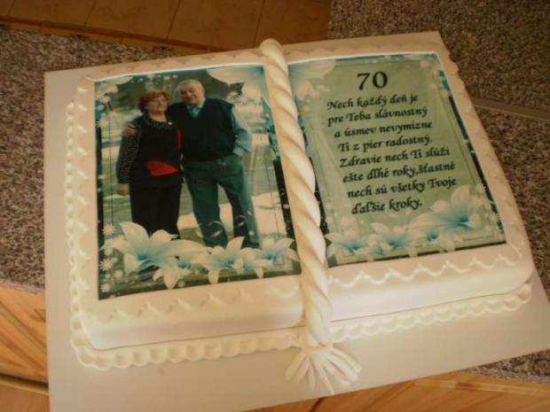 Otvorená kniha, torta, Narodeninové torty, Janka.S, 1