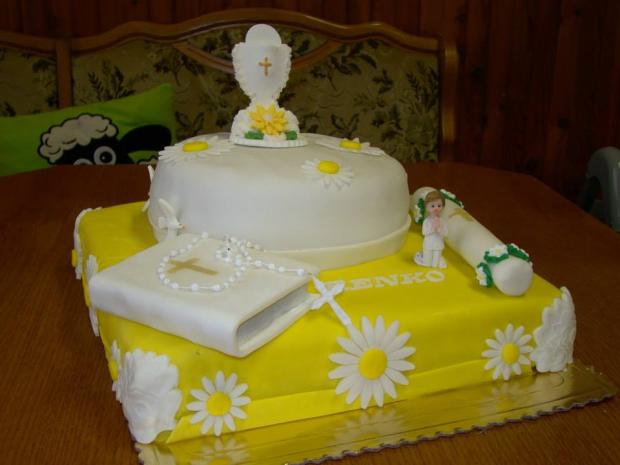 Prvé sväté prijímanie ., torta, Torty na cirkevné sviatky, Zita Hegedusova, 1