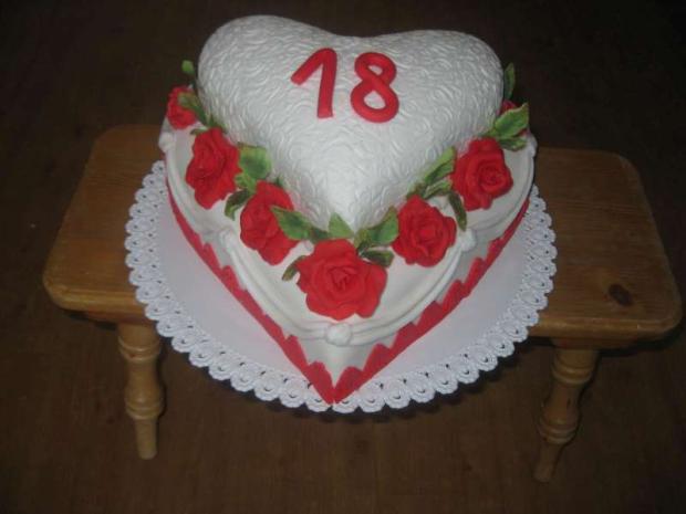 poschodové srdce, torta, Narodeninové torty poschodové srdce, torta, Narodeninové torty, evinaf, 1