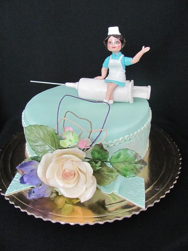 pre zdravotnú sestričku k 55.-ke, torta, Narodeninové torty pre zdravotnú sestričku k 55.-ke, torta, Narodeninové torty, Tatjana Dobrovičová, 1