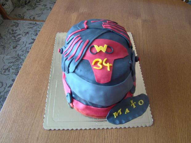 Prilba s rukavicami , torta, Narodeninové torty, Zita Hegedusova, 1