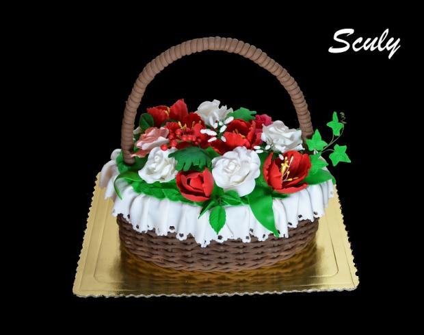 Košik, torta, Narodeninové torty Košik, torta, Narodeninové torty, Sculy, 1