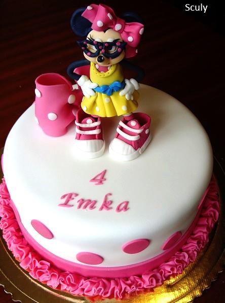 Myška Minnie, torta, Rozprávkové torty Myška Minnie, torta, Rozprávkové torty, Sculy, 1