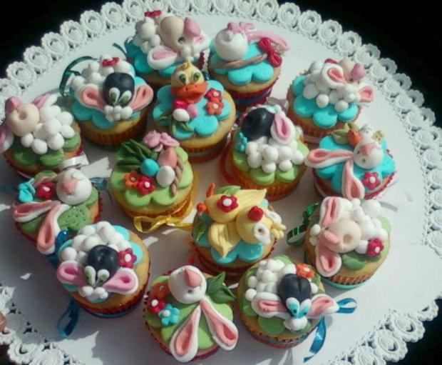 Veľkonočné maffinky, torta, Netradičné torty, janette0207, 1