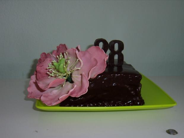 sacherová s kvetom, torta, Čokoládové torty sacherová s kvetom, torta, Čokoládové torty, mariaJ, 1
