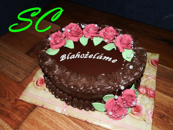 čokoládová, torta, Čokoládové torty, sslavica, 1