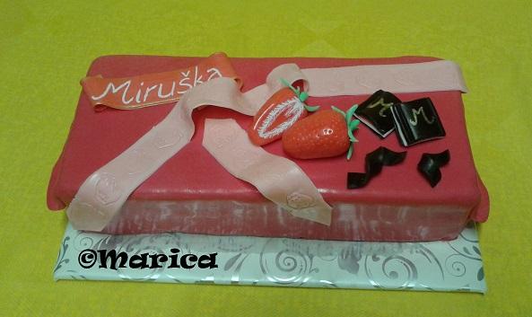 jahodová čokoláda, torta, Netradičné torty, Marica1972, 1